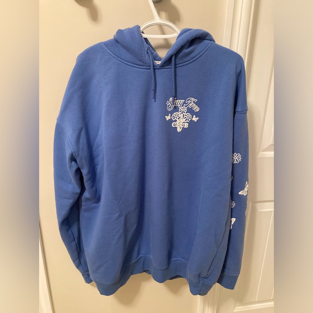 🌸3/$20🍉 Ardene Blue Graphic Teen Hoodie